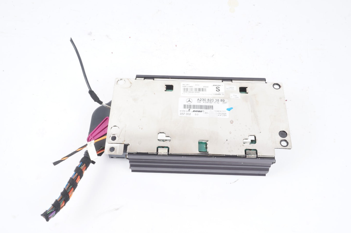 05-08 Mercedes R230 SL500 SL55 AMG Amplifier Audio Amp Bose 2308203889 OEM