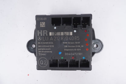 08-18 Mercedes W212 E350 GLK350 CLS550 Rear Right Side Door Control Module OEM