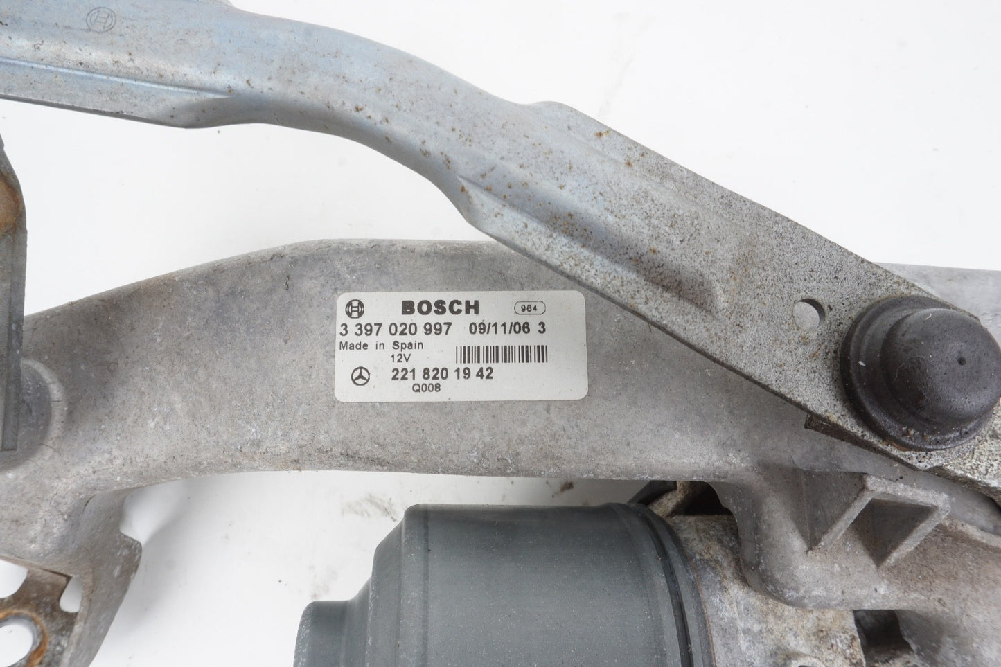 07-14 Mercedes W221 S550 CL550 Left Windshield Washer Wiper Motor 0390241939 OEM
