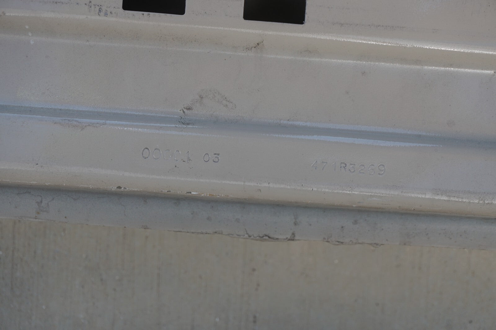 2012-2015 Fiat 500 Rear Bumper Reinforcement OEM